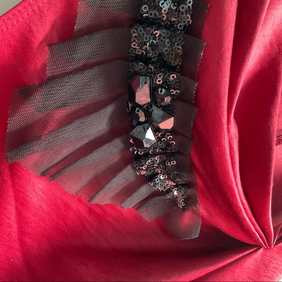 XS Dark Red Elegant top, Simply Vera - Picture 9 of 10